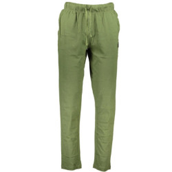 GIAN MARCO VENTURI MEN'S GREEN TROUSERS