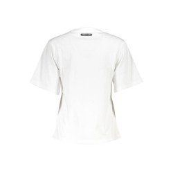 T-SHIRT À MANCHES COURTES CAVALLI CLASS FEMME BLANC