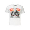 T-SHIRT À MANCHES COURTES CAVALLI CLASS HOMME BLANC