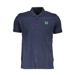Polo à manches courtes pour homme Gian Marco Venturi, bleu