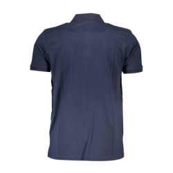 GIAN MARCO VENTURI MEN'S SHORT SLEEVE POLO BLUE