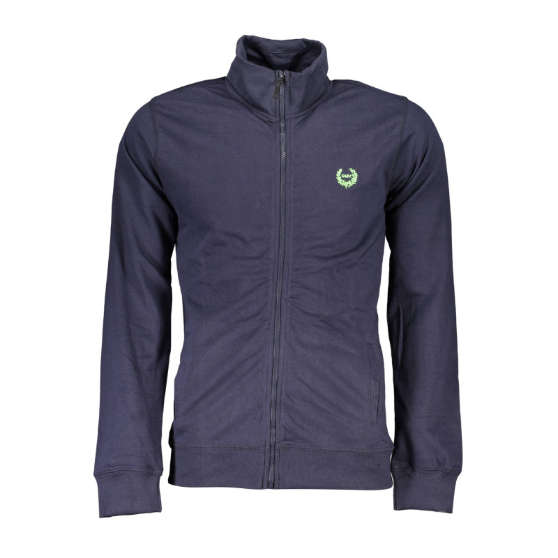 SWEAT-SHIRT ZIPPÉ BLEU POUR HOMME GIAN MARCO VENTURI