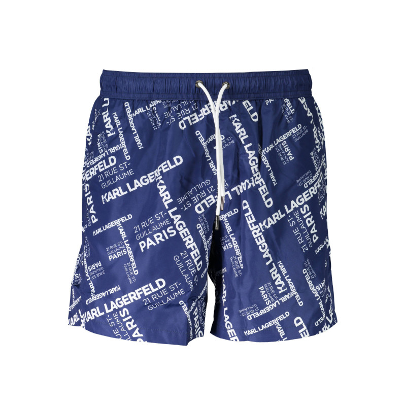 BAS DE MAILLOT DE BAIN KARL LAGERFELD BEACHWEAR HOMME BLEU