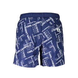 KARL LAGERFELD BEACHWEAR SWIMSUIT BOTTOM MEN BLUE