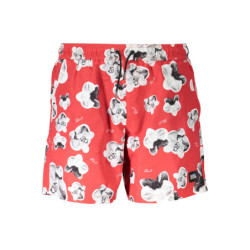 KARL LAGERFELD BEACHWEAR SWIMSUIT MEN'S BOTTOM RED