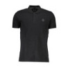 Polo à manches courtes pour homme Gian Marco Venturi, noir