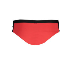 KARL LAGERFELD BEACHWEAR BAS DE MAILLOT DE BAIN FEMME ROUGE