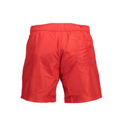 KARL LAGERFELD BEACHWEAR SWIMSUIT MEN'S BOTTOM RED