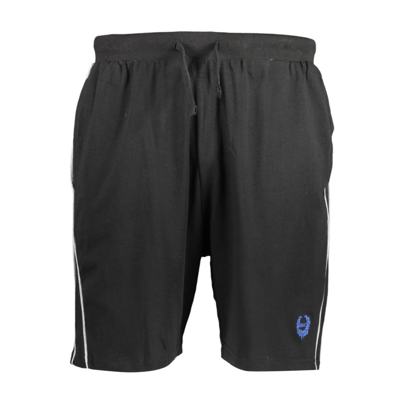 GIAN MARCO VENTURI MEN'S BLACK SHORT PANTS