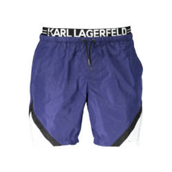 KARL LAGERFELD BEACHWEAR SWIMSUIT BOTTOM MEN BLUE