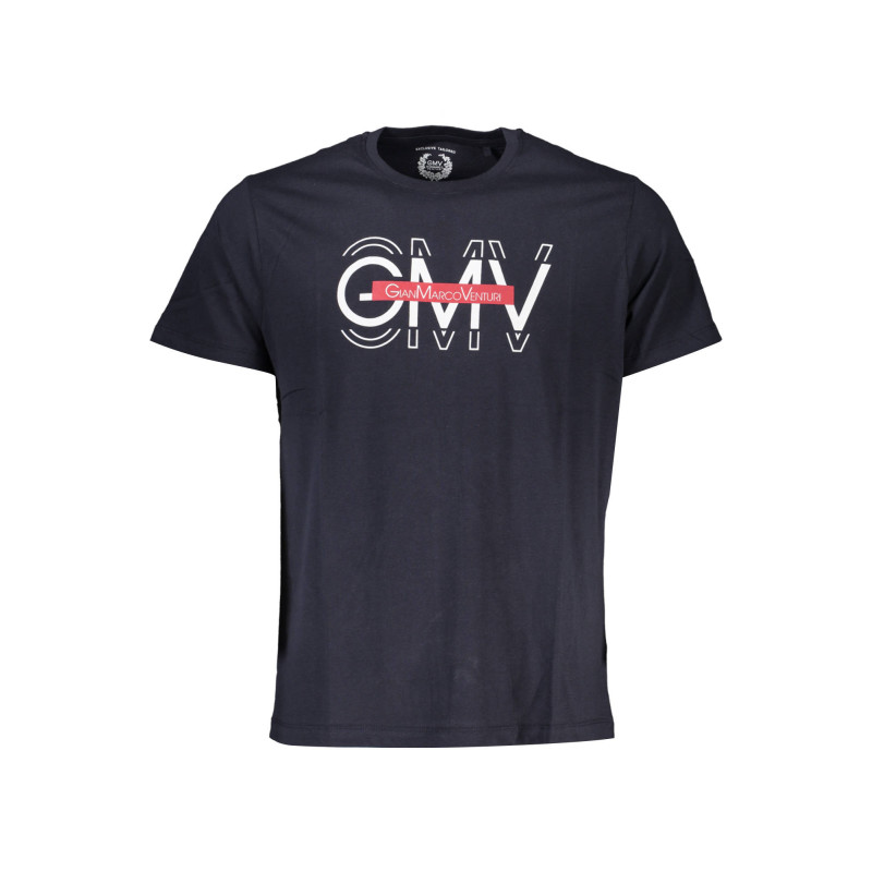 T-SHIRT MANCHES COURTES GIAN MARCO VENTURI BLEU POUR HOMME
