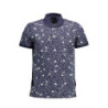 Polo Gant à manches courtes pour homme bleu