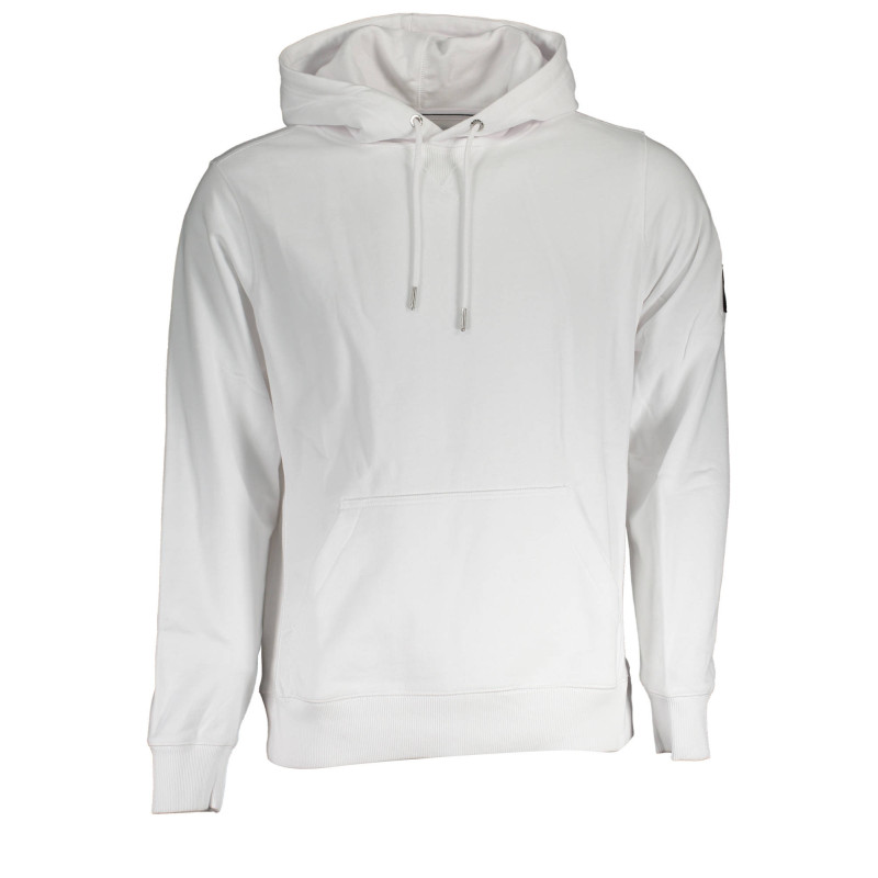 CALVIN KLEIN MEN'S ZIP-UP SWEATSHIRT WHITE
