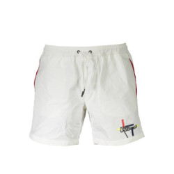 KARL LAGERFELD BEACHWEAR SWIMSUIT BOTTOM MEN WHITE