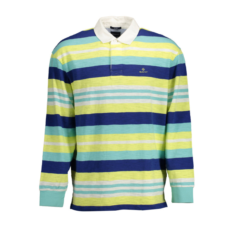 Polo manches longues Gant Homme Jaune