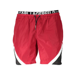 KARL LAGERFELD BEACHWEAR MAILLOT DE BAIN HOMME BAS ROUGE