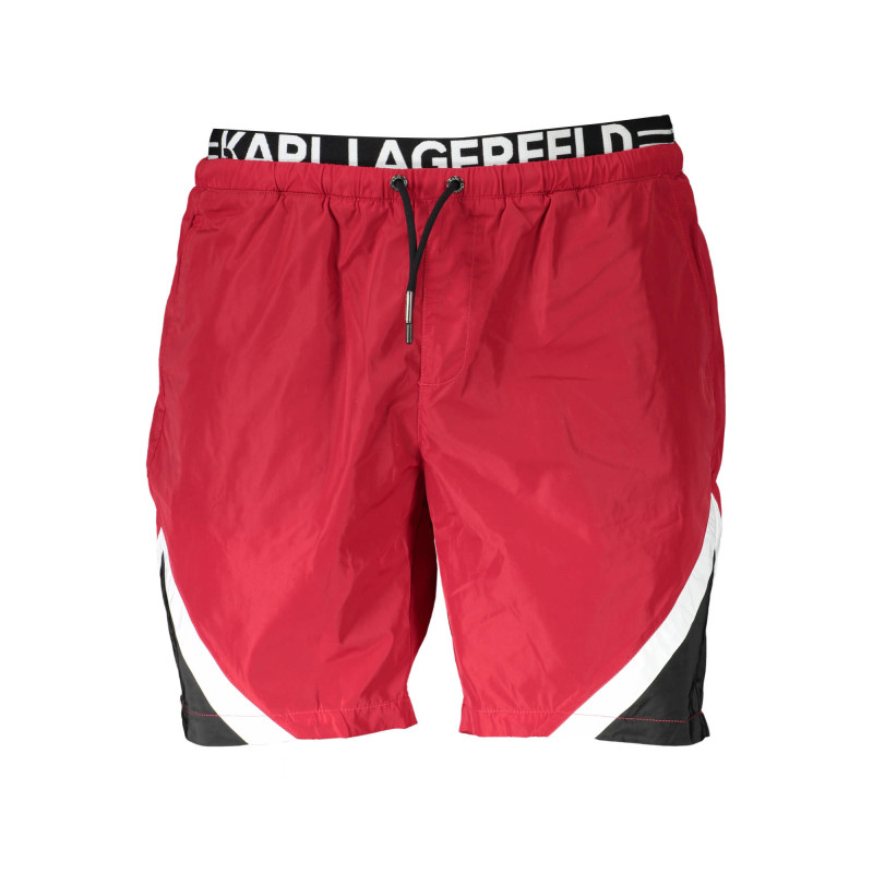 KARL LAGERFELD BEACHWEAR MAILLOT DE BAIN HOMME BAS ROUGE