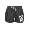 KARL LAGERFELD BEACHWEAR SWIMSUIT BLACK MEN'S BOTTOM