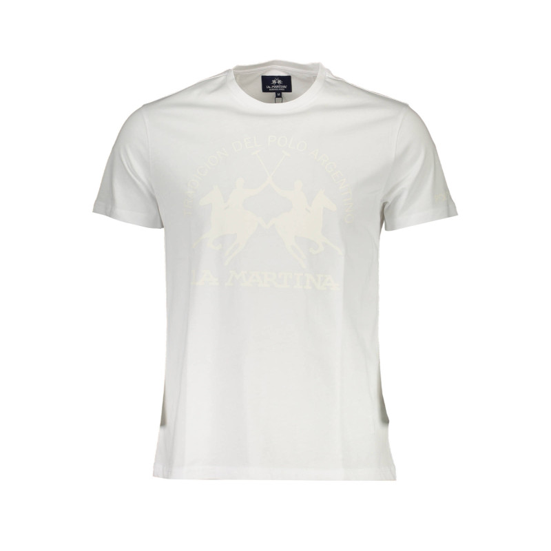 LA MARTINA MEN'S SHORT SLEEVE T-SHIRT WHITE