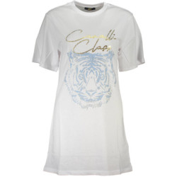 T-SHIRT À MANCHES COURTES CAVALLI CLASS FEMME BLANC