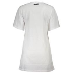 T-SHIRT À MANCHES COURTES CAVALLI CLASS FEMME BLANC