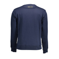 PLEIN SPORT SWEATSHIRT WITHOUT ZIP MEN BLUE