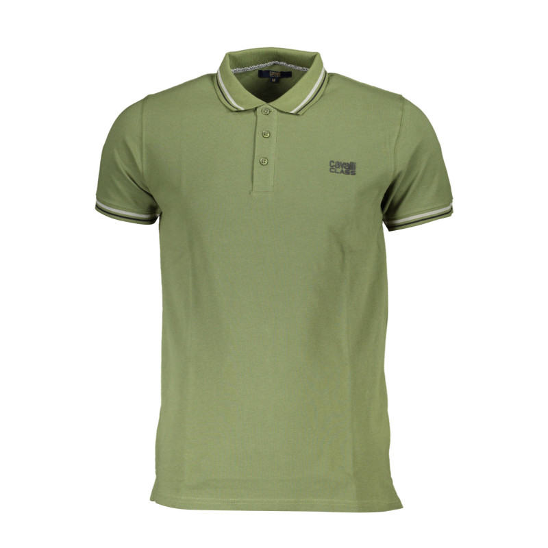 CAVALLI CLASS POLO MANCHES COURTES HOMME VERT