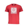 GIAN MARCO VENTURI MEN'S SHORT SLEEVE T-SHIRT RED
