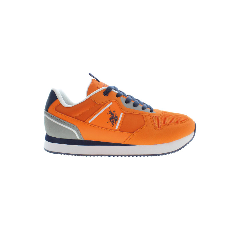 US POLO BEST PRICE MEN'S SPORTS FOOTWEAR ORANGE