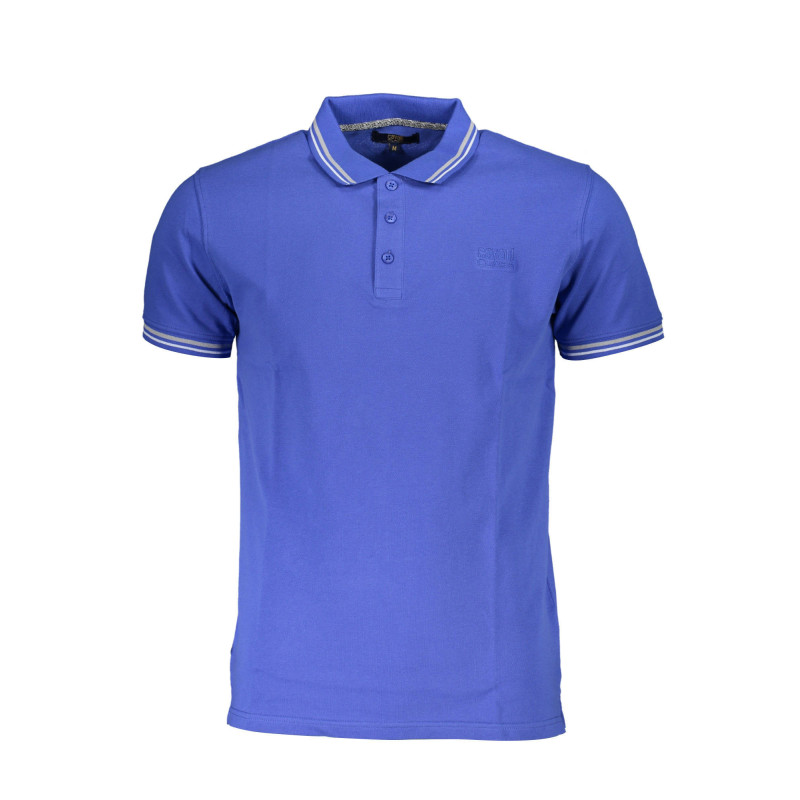 CAVALLI CLASS POLO SHORT SLEEVE MEN BLUE