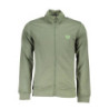 GIAN MARCO VENTURI MEN'S ZIP-UP SWEATSHIRT GREEN