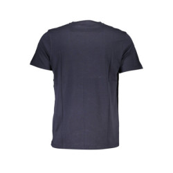 T-SHIRT MANCHES COURTES GIAN MARCO VENTURI BLEU POUR HOMME