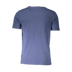 AERONAUTICA MILITARE MEN'S BLUE OUTDOOR T-SHIRT