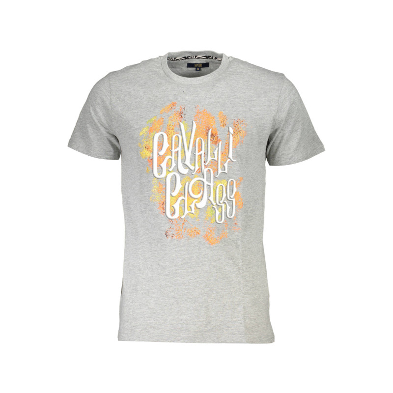 CAVALLI CLASS SHORT SLEEVE T-SHIRT MEN GREY