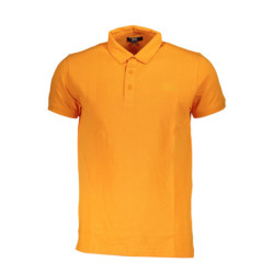CAVALLI CLASS POLO MANCHES COURTES HOMME ORANGE