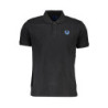 Polo à manches courtes pour homme Gian Marco Venturi, noir