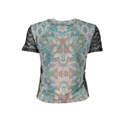 DESIGUAL SHORT SLEEVE T-SHIRT WOMEN BLUE