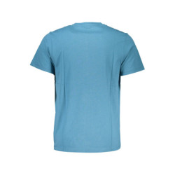 T-SHIRT MANCHES COURTES GIAN MARCO VENTURI BLEU POUR HOMME
