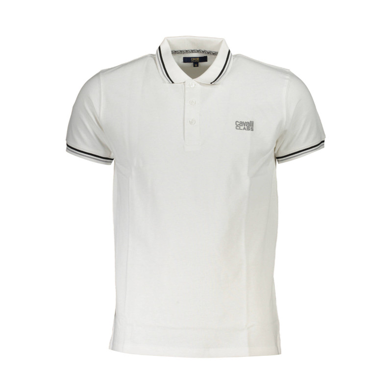 CAVALLI CLASS POLO SHORT SLEEVES MEN WHITE
