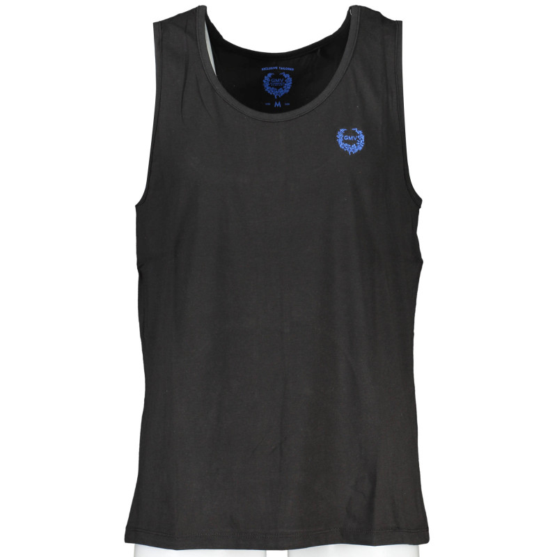 GIAN MARCO VENTURI MEN'S BLACK TANK TOP