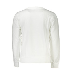 Sweat-shirt Cavalli Class sans fermeture éclair pour homme, blanc