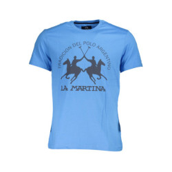 T-SHIRT À MANCHES COURTES POUR HOMME LA MARTINA BLEU