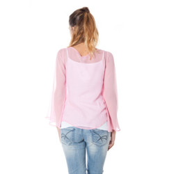 PHARD LONG SLEEVE T-SHIRT WOMEN PINK