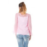 T-SHIRT PHARD À MANCHES LONGUES FEMME ROSE