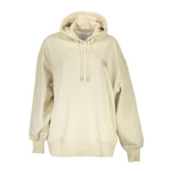 Sweat-shirt sans fermeture éclair Calvin Klein pour femme Beige