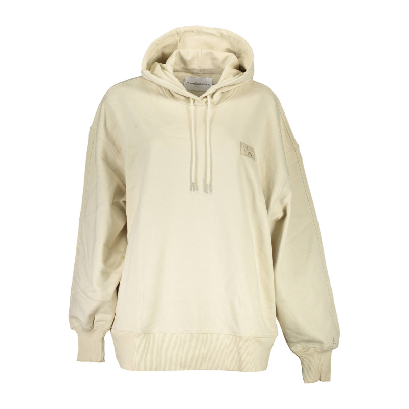 Sweat-shirt sans fermeture éclair Calvin Klein pour femme Beige