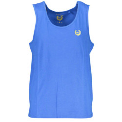 GIAN MARCO VENTURI MEN'S BLUE TANK TOP