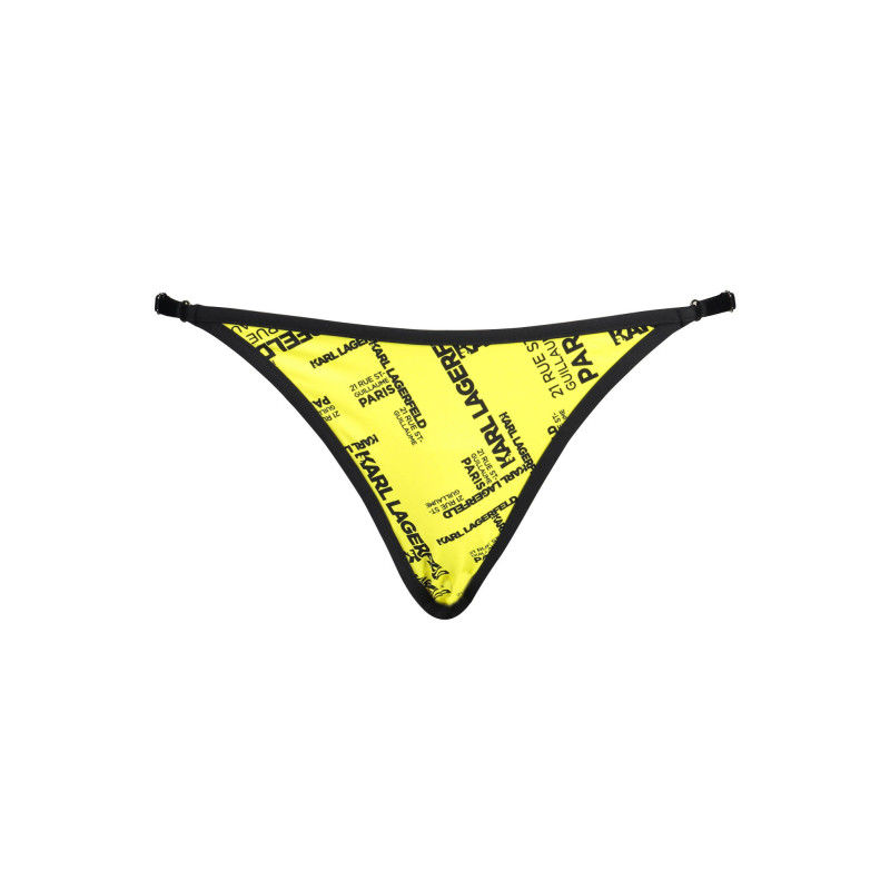 KARL LAGERFELD BEACHWEAR BAS DE MAILLOT DE BAIN FEMME JAUNE