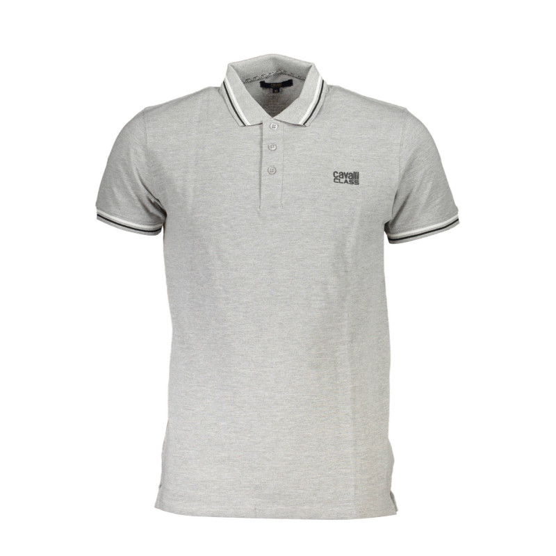 CAVALLI CLASS POLO SHORT SLEEVES MEN GREY