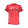 T-SHIRT À MANCHES COURTES POUR HOMME GIAN MARCO VENTURI ROUGE